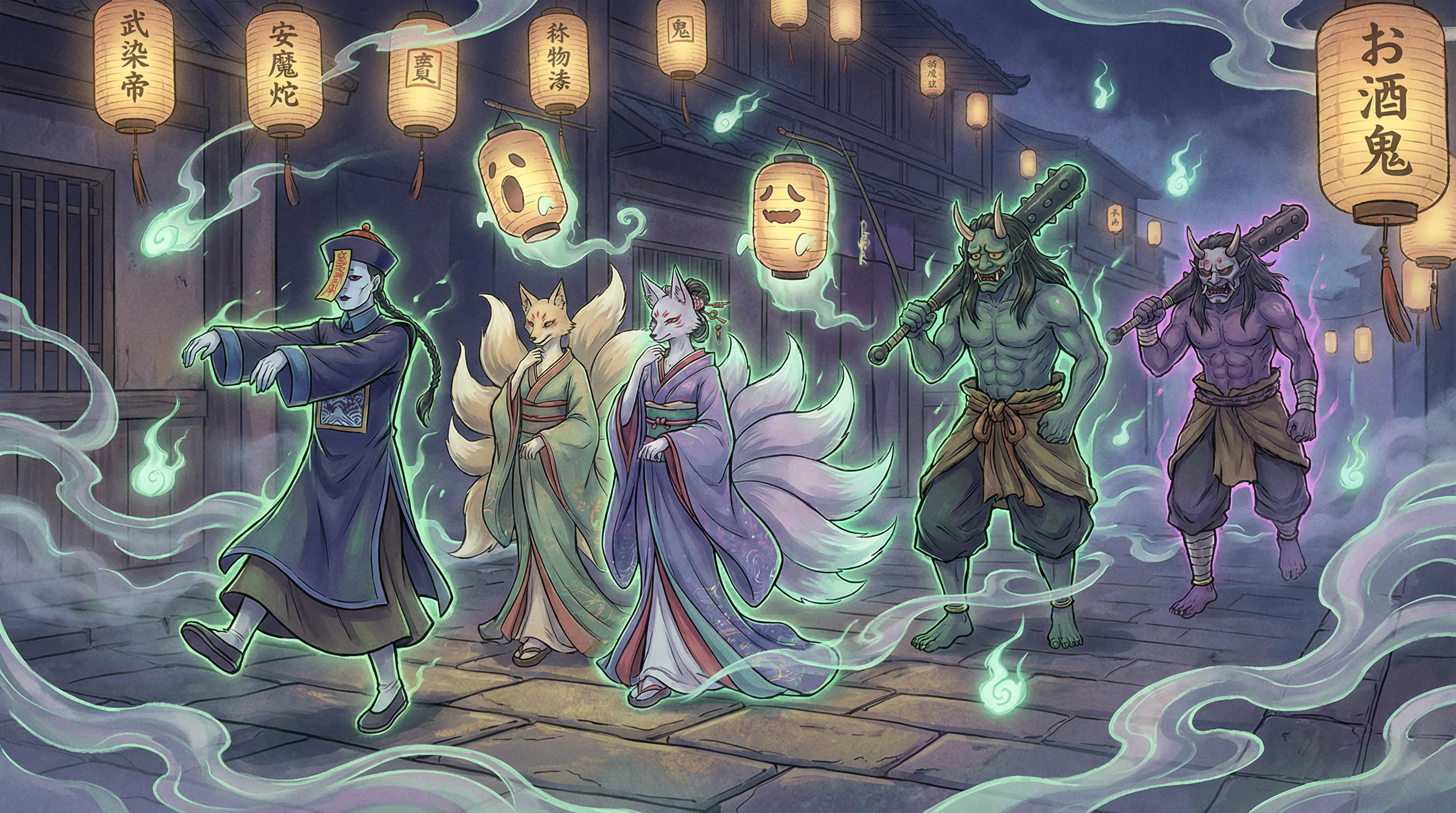 百鬼夜行 - 阎罗王传奇 中日鬼怪动漫